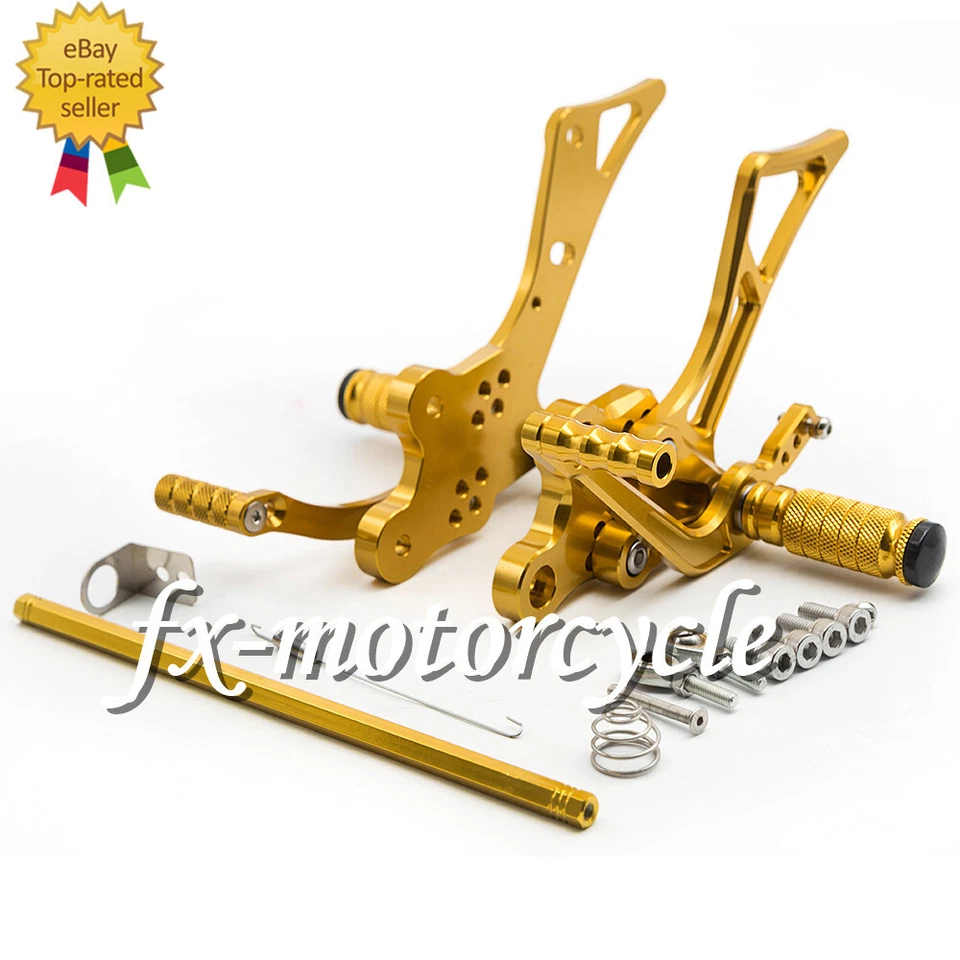 For Yamaha FZ1 FZ8 Fazer 2001 2002 2003 2004 2005 CNC Rearset Footpegs Aluminum - Изображение 2 из 4