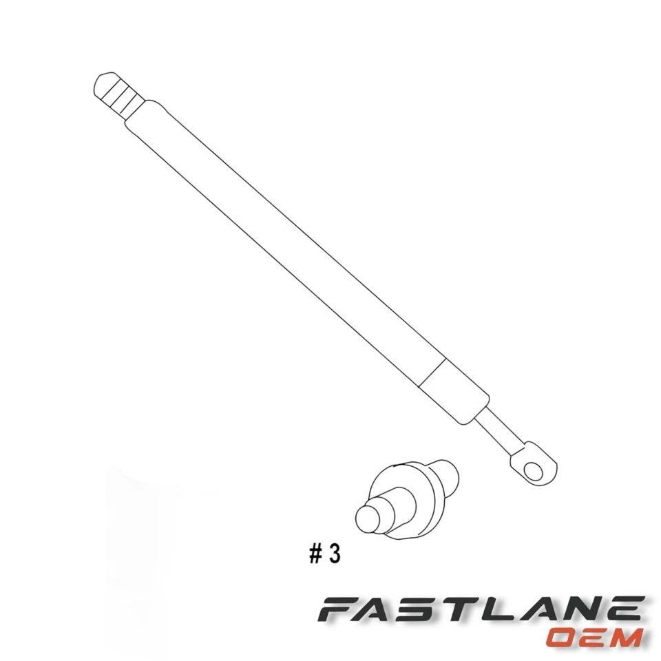 Cilindro elevador trasero izquierdo Lincoln MKX 2007-2010 nuevo OEM 7A1Z-78406A11-B Foto 2 de 4