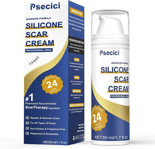 Scar Cream,Advanced Scar Gel,Silicone Scar Gel,Scar Removal Cream for Surgical S