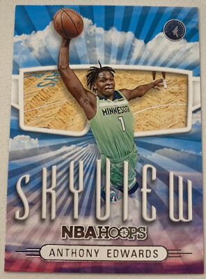 2022-23 NBA Hoops - Anthony Edwards - Skyview #6 Timberwolves