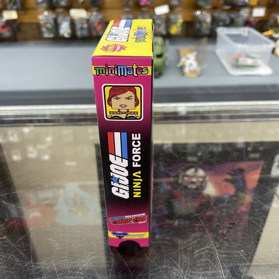Diamond Select NYCC 2022 MiniMates GI JOE Aniversario Ninja Force Paquete de 4 Caja Set Foto 4 de 4