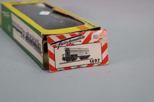DD317 FLEISCHMANN 1497 train Ho Wagon citerne produit pétrolier DB 3504 gris - Picture 3 of 12
