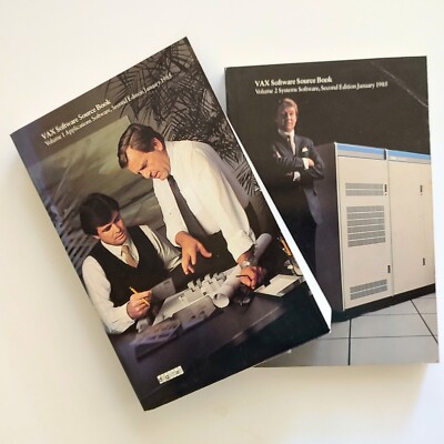 Digital Equipment Corp - DEC,  VAX Software Source Books Vol. 1 and Vol. 2