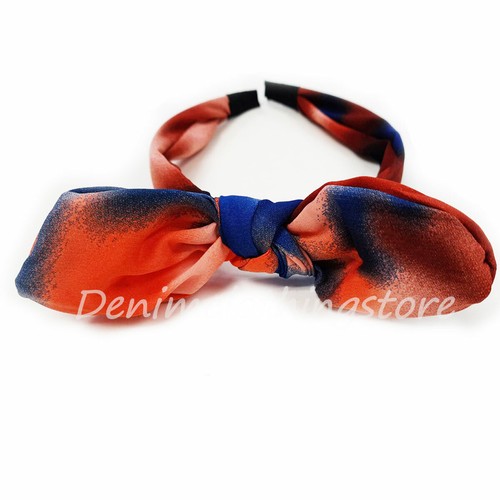3 Pieces Women's Tie Dye Bow Knot Headbands Knotted Wide Hair Hoop Band Headwear - 第 3/7 張圖片