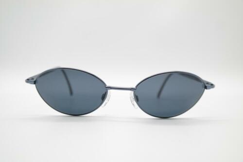 Vintage Eschenbach 6289-700930 Blue Black Oval Sunglasses NOS - Picture 1 of 6