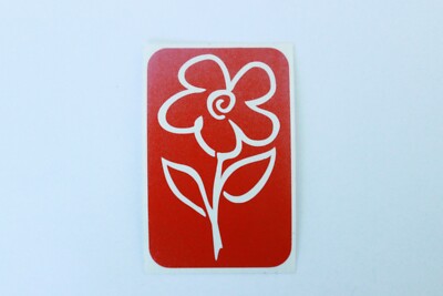 Flower Glitter Tattoo Stencil Pack