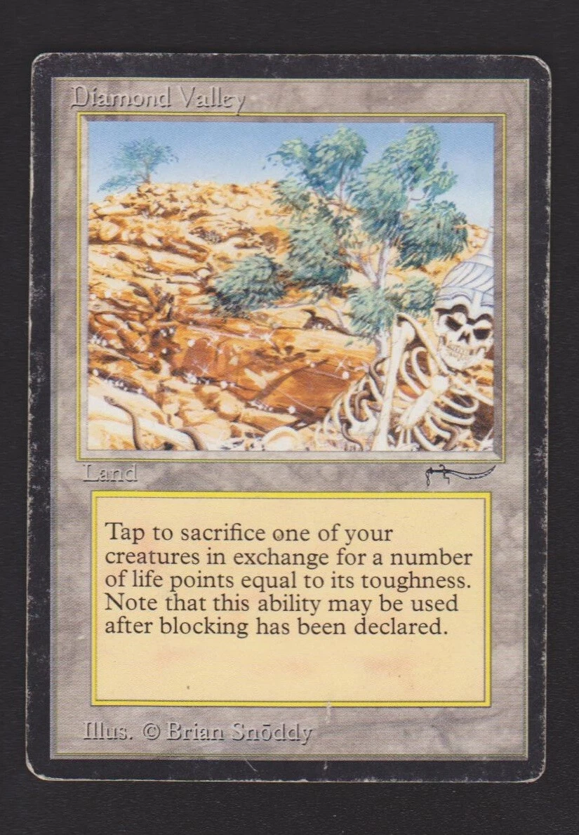 MTG Diamond Valley アラビアンナイト ARN 1枚 マジック Preços baixos em Magic The Gathering Diamond Valley | eBay