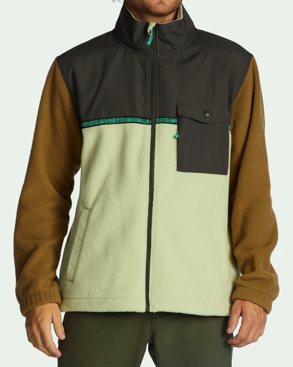 BILLABONG Men's A/DIV BOUNDARY TRAIL Zip-Up Fleece - CPT0 - XL