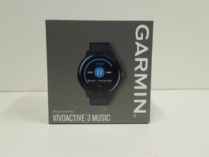 Garmin Vivoactive 3 Música Reloj inteligente con GPS-Negro | eBay