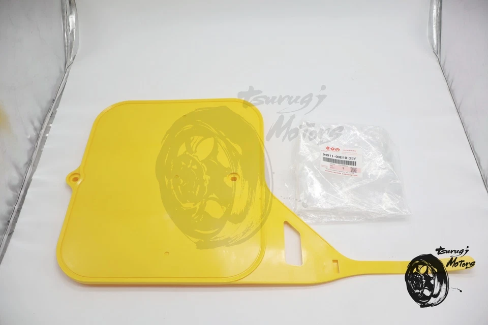 SUZUKI Genuine RM125 RM250 RM465 RM500 94911-00B10-25Y Front Number Plate Fender — 第 3/4 张图片
