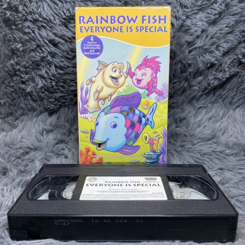 Rainbow Fish: Everyone is Special nastro VHS 2001 cartone animato spettacolo per bambini - Foto 1 di 8