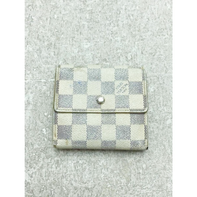 Authentic Louis Vuitton Portefeuille Elise Damier Azur Compact