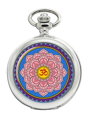 Lotusblume Mandala Buddhismus Taschenuhr