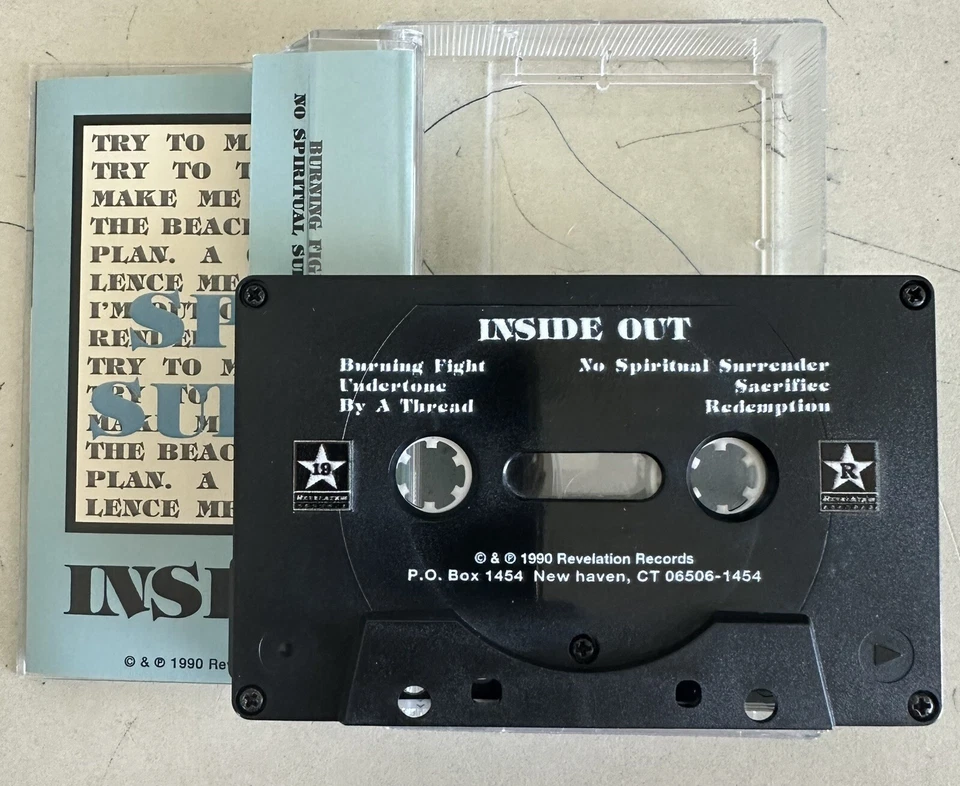 Inside Out / Rage Against The Machine Zach De La Rocha’s Original Band Cassette - Image 3 of 4
