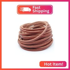 Toprank Leather Flat Full Grain Genuine Leather Cord  Strip for Bracelets, Neck