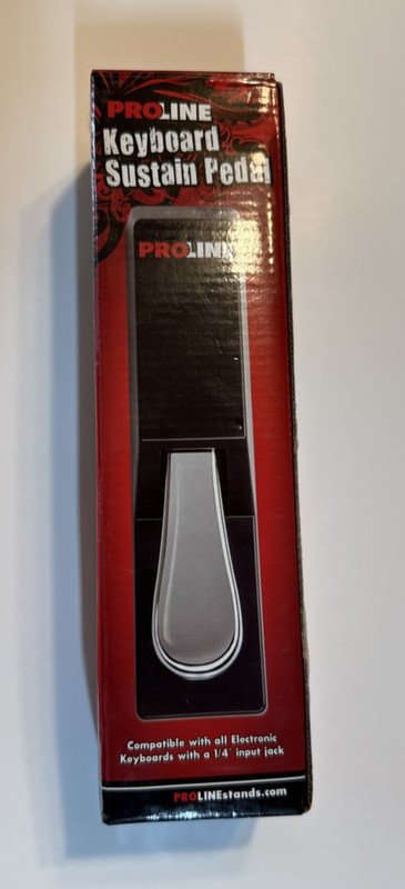 Proline Keyboard Sustain Pedal - New, Open Box