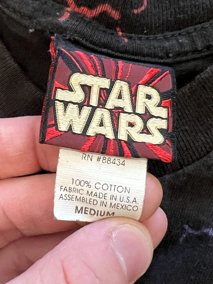 Редкая футболка Darth Maul Star Wars Lightning молодежный размер средний (подходит для женщин XS) - Изображение 3 из 4