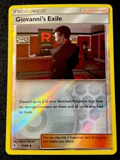 Giovanni's Exile 57/68 NM Reverse Holo Persian Painting Boss’s Office Pokemon!
