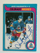 Jack Valiquette 1979-80 O-Pee-Chee #229 Autographed Signed Auto COLORADO ROCKIES