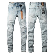 2026 NEW KSUBI Men's Pants Casual Fashion Skinny Blue Jeans