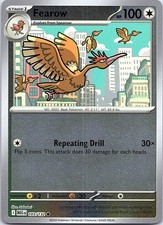 Fearow Mega Evolution 103/132 Common Pokemon Reverse Holo Near Mint Pokemon Card