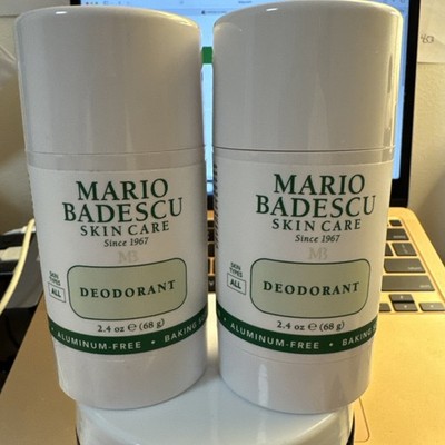 2 Pack Mario Badescu Skin Care Deodorant for All-Day Freshness 2.4 oz  New