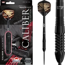 Bull's NL Caliber Black 90% Tungsten 22 gram Steel Tip Dart Set