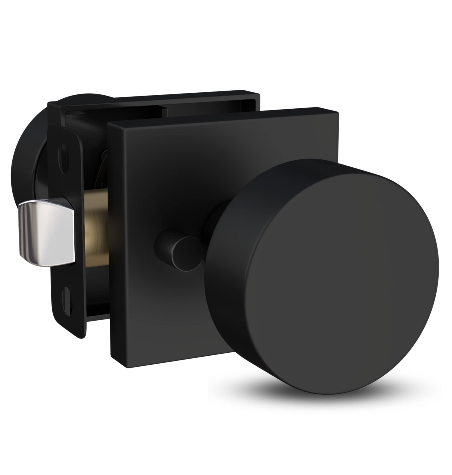 SUANA Reversible Heavy Duty Privacy Door Knob for Hallway Closet Bathroom-image