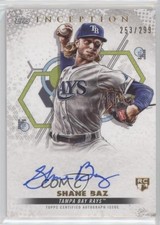 2022 Topps Inception Base Rookie and Emerging Stars 253/299 Shane Baz Auto 1ir6