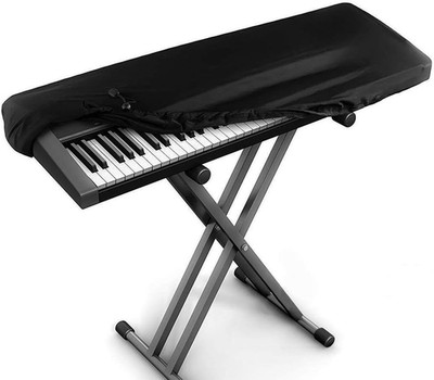 Stretchy Electronic Piano Keyboard Dust Cover with Drawstring Universal 88 Keys 