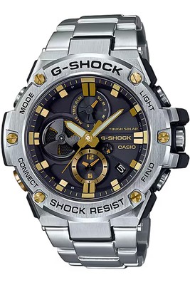 Unbenutzte CASIO G-SHOCK GST-B100D-1A9JF G-STEEL Bluetooth Uhr in Box