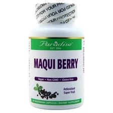 Paradise Herbs Maqui Berry (400mg)  60 vcaps