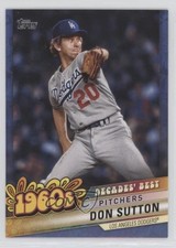 2020 Topps Decades Best Series 2 Pitchers Blue Don Sutton #DB-20 HOF 4l3
