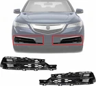 NEW Front Fog Light Cover Set of 2 Driver n Passenger Side For 2015-17 Acura TLX