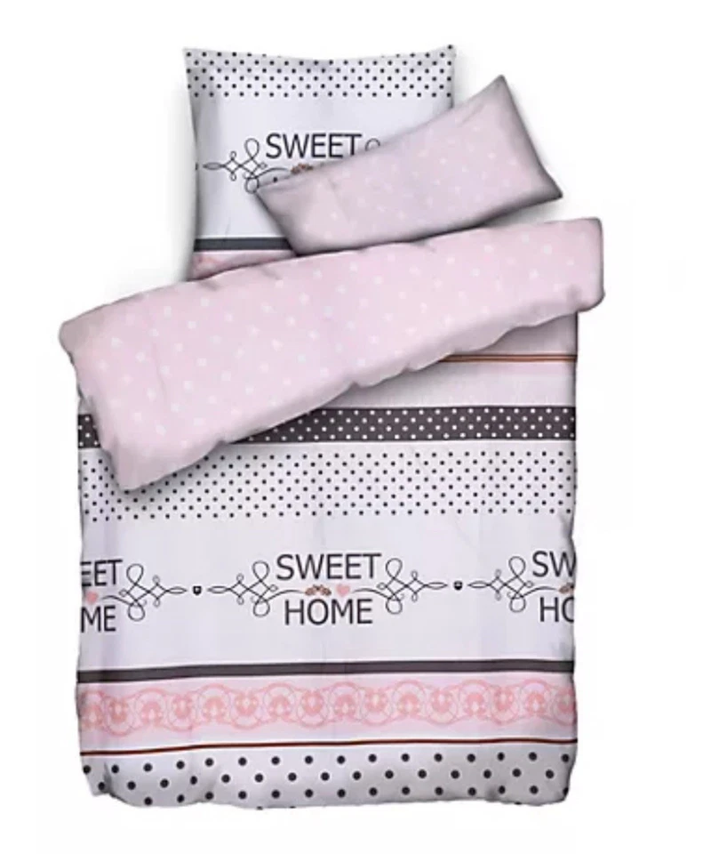 APRICASA Wendebettwäsche von QVC Sweet Home Mikrofaser glatt Einzelbett, 3tlg - Bild 4 von 4