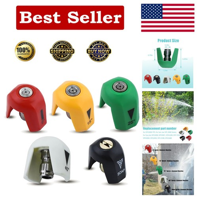 #ad Quick Connect Spray Tips for Sun Joe SPX 3000 Series Pressure Washer Nozzle Set $21.85