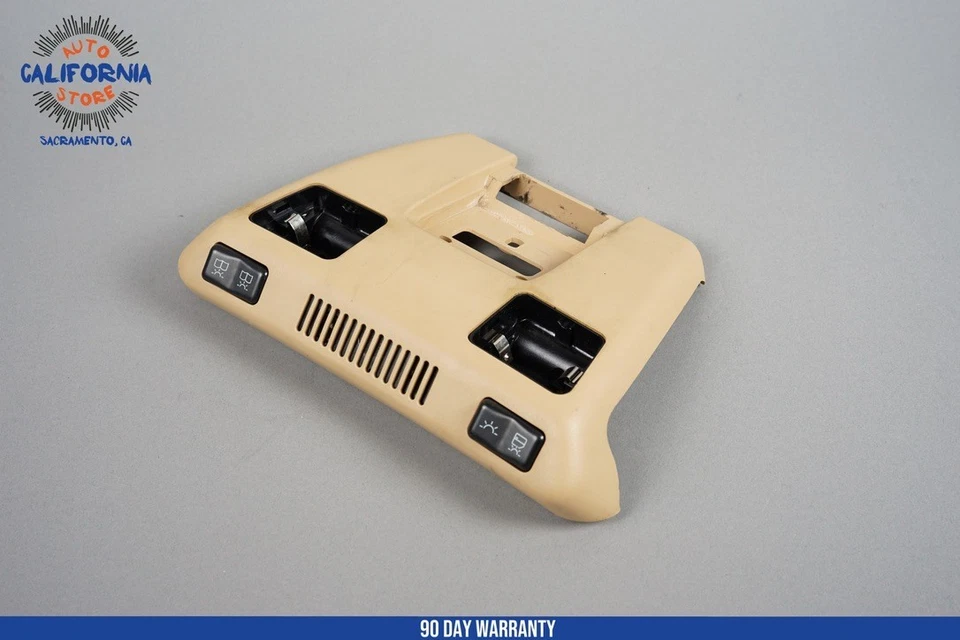 90-02 Mercedes R129 SL500 SL320 500SL Lámpara Domo Superior Beige OEM Foto 2 de 4