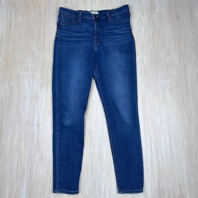 Madewell 11'' High Rise Roadtripper Supersoft Skinny Casual Basic Denim Jeans 32