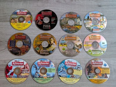 Computer Bild Spiele CD Vollversionen, Große Auswahl, Top-Games, Kult  12xCDs