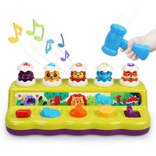 FS Toddler Pop Up Toy with Music and Light | Educational Gift for 1-2 Year Olds