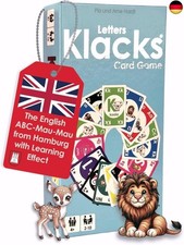 Buchstaben Klacks ? Das ABC-Mau-Mau für Kinder | Lernspiel & Geschenk für J
