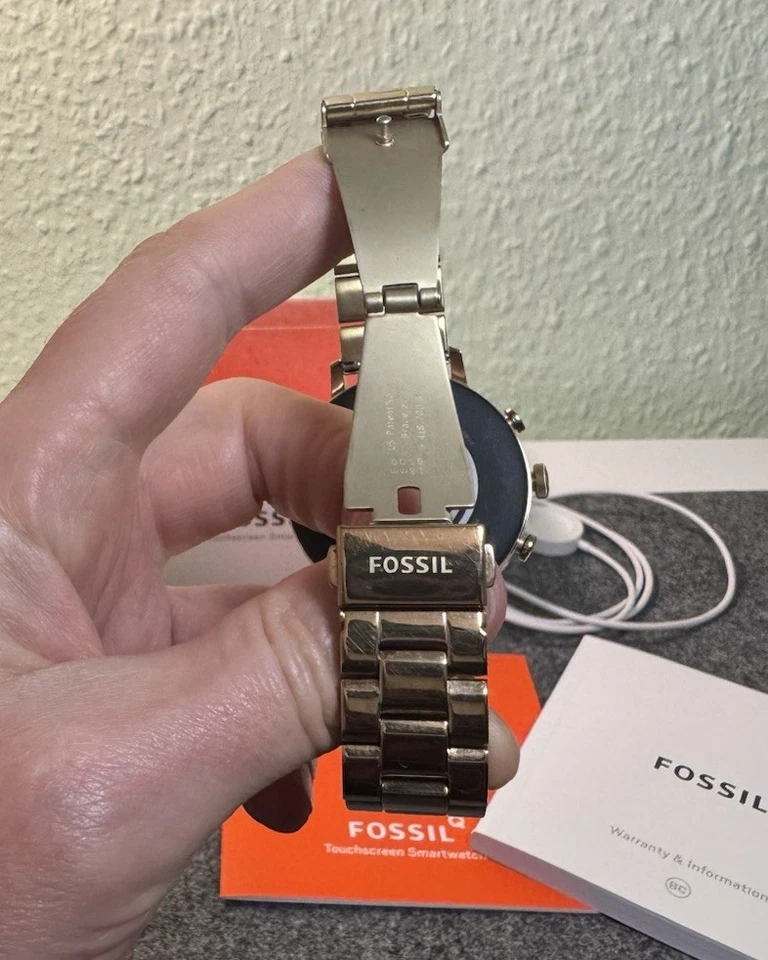 Fossil Q Smartwatch Venture HR FTW6012 Gold Edelstahl Android iOS Wear OS GPSNFC - Bild 3 von 4