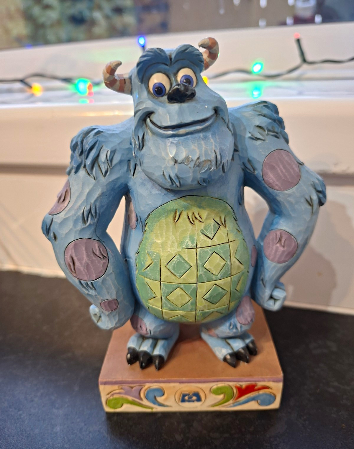 Disney Monsters, Inc. Sulley Figurine Ornament Decorative Base Contemporary