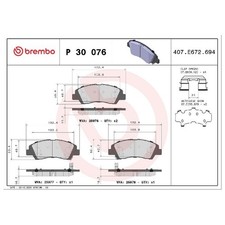 Satz Bremsbeläge Bremsklötze vorne für Hyundai I10 2 BA 3 AC3 id95056