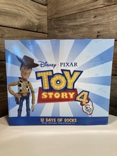 NWB TOY STORY 4 SOCKS COUNT DOWN 12 DAYS OF CHRISTMAS DISNEY