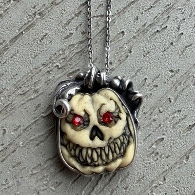 Bellalili Evil Pumpkin Necklace 