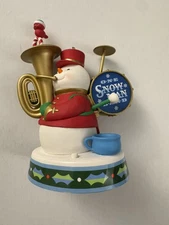 Hallmark Keepsake Ornament One Snowman Band Magic Sound Motion Control MM17