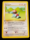 Pokemon 1st Edition Shadowless Base Set Porygon Excellent!
