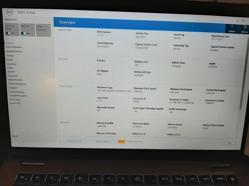 Dell Latitude 5430 14" Laptop i5-1245U 16GB RAM 256GB SSD WIN11 #97 - Image 3 of 4