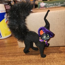 ANNALEE Halloween Black Cat Witch Hat Retired